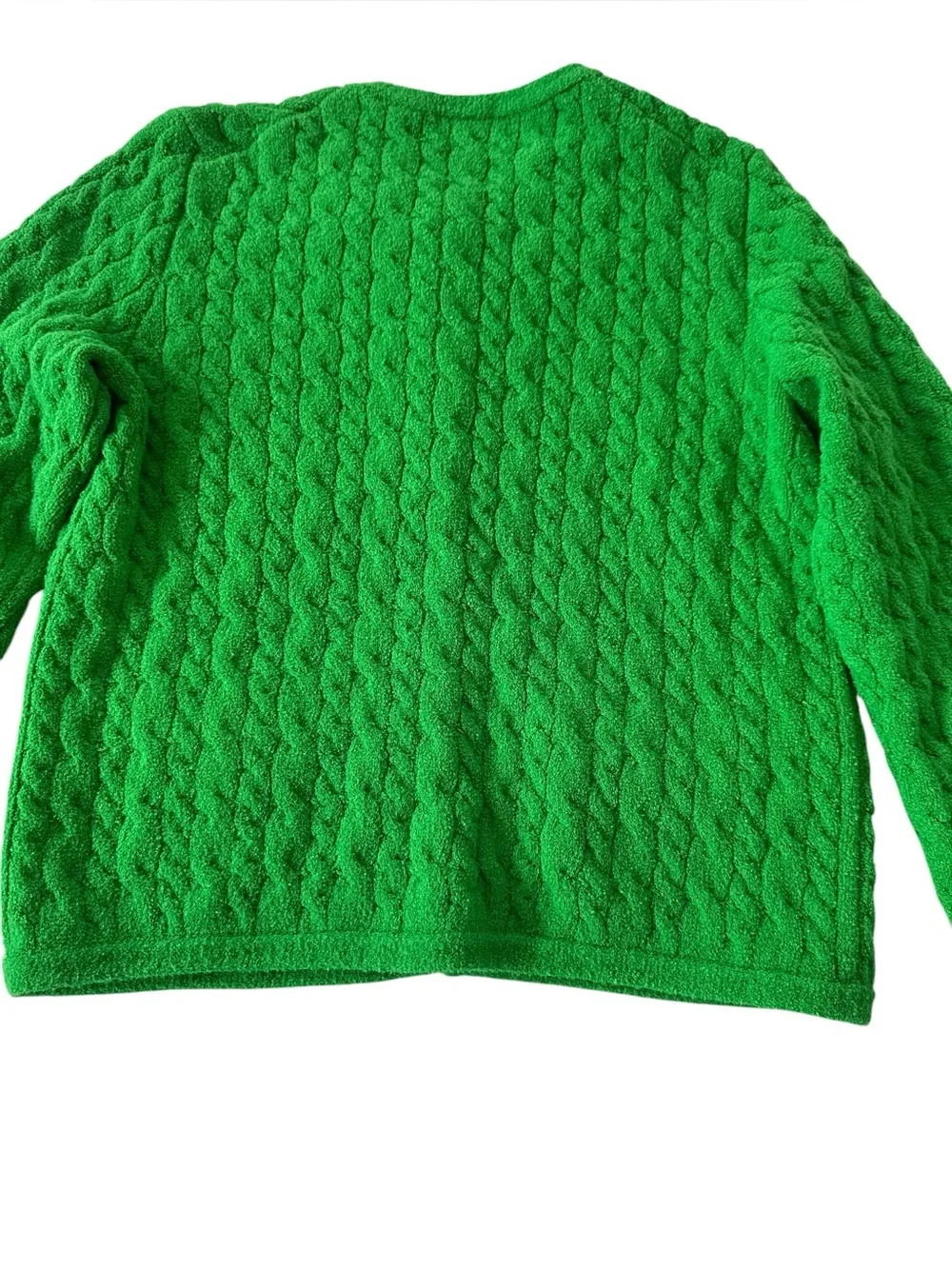 J.Crew Odette Cable-Knit Sweater Lady Jacket